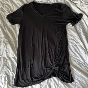 JODIFL Black T-Shirt Dress